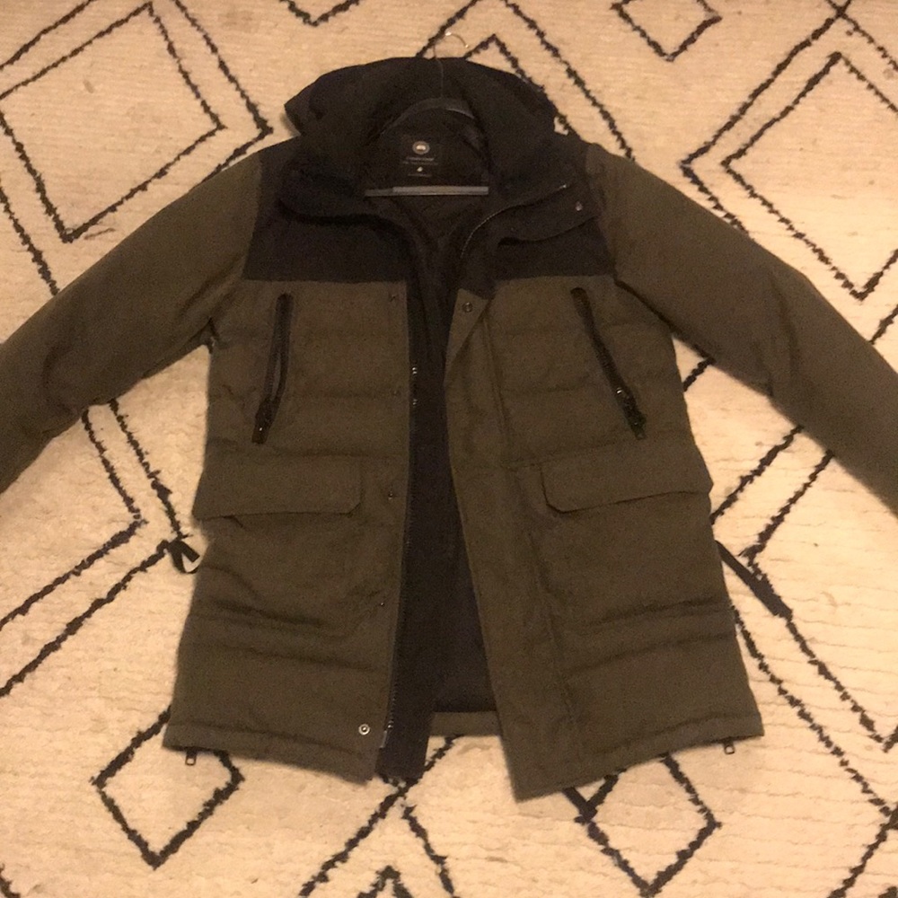 Moss/Black Canada Goose Winter Coat